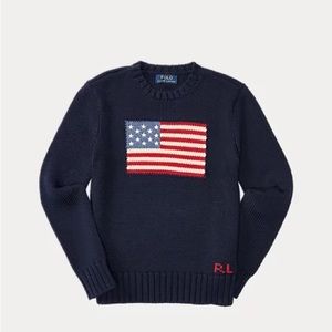 Ralph Lauren The Iconic Flag Sweater (NWT) (WOMENS XS/S)